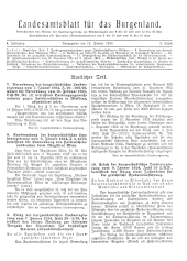 Landesamtsblatt für das Burgenland 19240115 Seite: 1