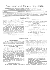 Landesamtsblatt für das Burgenland 19240122 Seite: 1