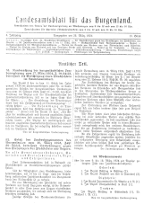 Landesamtsblatt für das Burgenland 19240326 Seite: 1