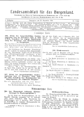 Landesamtsblatt für das Burgenland 19241223 Seite: 1