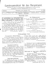 Landesamtsblatt für das Burgenland 19241230 Seite: 1