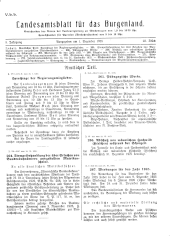 Landesamtsblatt für das Burgenland 19251201 Seite: 1