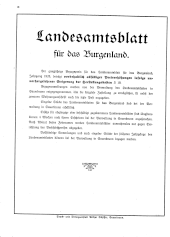 Landesamtsblatt für das Burgenland 19260120 Seite: 6