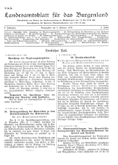 Landesamtsblatt für das Burgenland 19260203 Seite: 1