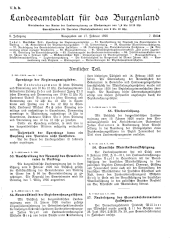 Landesamtsblatt für das Burgenland 19260217 Seite: 1