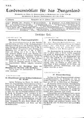 Landesamtsblatt für das Burgenland 19260224 Seite: 1