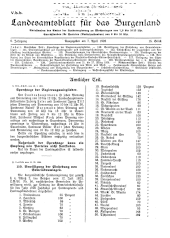 Landesamtsblatt für das Burgenland 19260407 Seite: 1