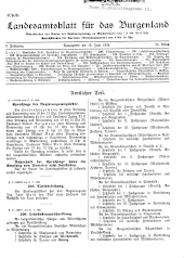 Landesamtsblatt für das Burgenland 19260616 Seite: 1