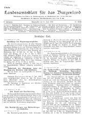 Landesamtsblatt für das Burgenland 19260721 Seite: 1