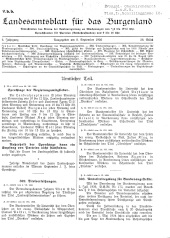 Landesamtsblatt für das Burgenland 19260908 Seite: 1