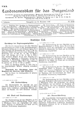 Landesamtsblatt für das Burgenland 19261124 Seite: 1