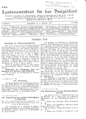 Landesamtsblatt für das Burgenland 19261215 Seite: 1