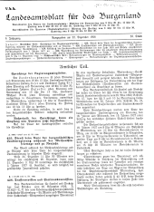 Landesamtsblatt für das Burgenland 19261222 Seite: 1