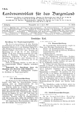 Landesamtsblatt für das Burgenland 19270602 Seite: 1