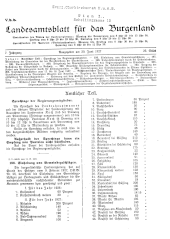 Landesamtsblatt für das Burgenland 19270630 Seite: 1