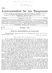 Landesamtsblatt für das Burgenland 19270714 Seite: 1