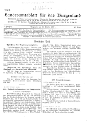 Landesamtsblatt für das Burgenland 19271020 Seite: 1