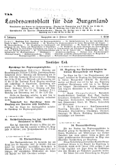 Landesamtsblatt für das Burgenland 19280202 Seite: 1