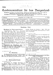 Landesamtsblatt für das Burgenland 19280322 Seite: 1