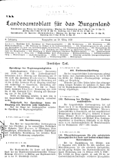 Landesamtsblatt für das Burgenland 19280329 Seite: 1