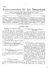 Landesamtsblatt für das Burgenland 19280405 Seite: 1