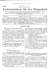 Landesamtsblatt für das Burgenland 19280518 Seite: 1