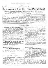 Landesamtsblatt für das Burgenland 19280614 Seite: 1