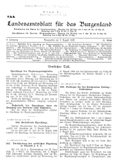 Landesamtsblatt für das Burgenland 19280802 Seite: 1