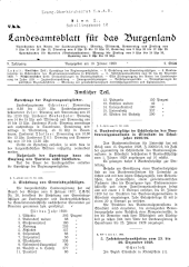 Landesamtsblatt für das Burgenland 19290110 Seite: 1