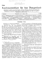 Landesamtsblatt für das Burgenland 19290117 Seite: 1