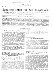 Landesamtsblatt für das Burgenland 19290411 Seite: 1