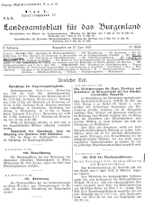 Landesamtsblatt für das Burgenland 19290620 Seite: 1