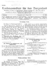 Landesamtsblatt für das Burgenland 19290822 Seite: 1