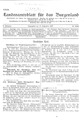 Landesamtsblatt für das Burgenland 19290919 Seite: 1