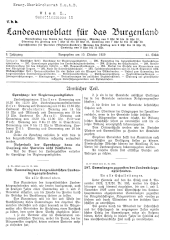 Landesamtsblatt für das Burgenland 19291010 Seite: 1