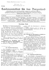 Landesamtsblatt für das Burgenland 19291121 Seite: 1