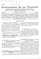 Landesamtsblatt für das Burgenland 19291128 Seite: 1