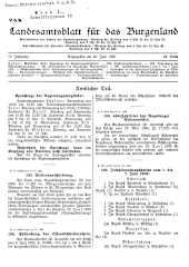 Landesamtsblatt für das Burgenland 19300620 Seite: 1