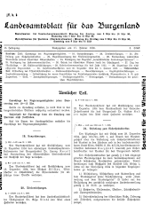 Landesamtsblatt für das Burgenland 19350117 Seite: 1