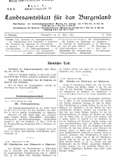 Landesamtsblatt für das Burgenland 19350425 Seite: 1