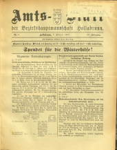 Amtsblatt der Bezirkshauptmannschaft Hollabrunn 19350208 Seite: 1