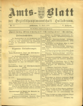 Amtsblatt der Bezirkshauptmannschaft Hollabrunn