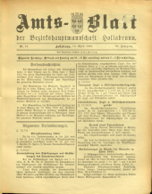 Amtsblatt der Bezirkshauptmannschaft Hollabrunn