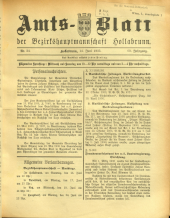 Amtsblatt der Bezirkshauptmannschaft Hollabrunn 19350614 Seite: 1