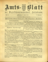 Amtsblatt der Bezirkshauptmannschaft Hollabrunn