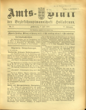 Amtsblatt der Bezirkshauptmannschaft Hollabrunn