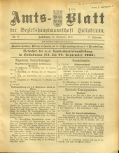 Amtsblatt der Bezirkshauptmannschaft Hollabrunn