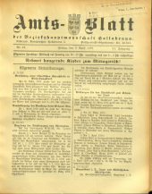 Amtsblatt der Bezirkshauptmannschaft Hollabrunn