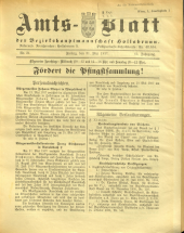 Amtsblatt der Bezirkshauptmannschaft Hollabrunn