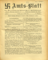 Amtsblatt der Bezirkshauptmannschaft Hollabrunn 19380527 Seite: 1